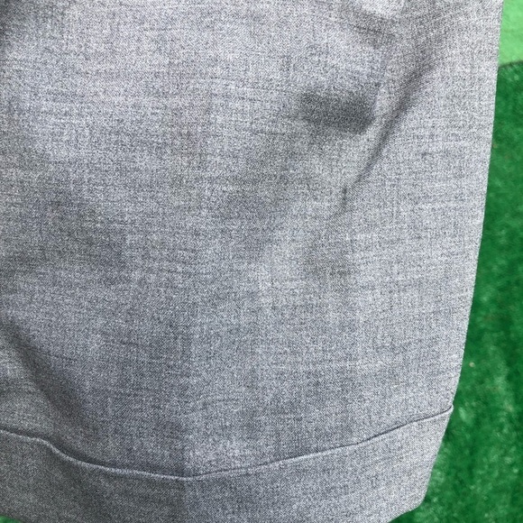 𝅺FINITY size 12 gray high waist wide leg cropped at ankle with cuff dress pants - Picture 11 of 13